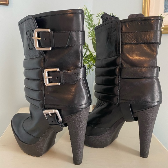 Lightly worn Jean-Michel Cazabat designer boots with bag (size 38) - Picture 4 of 5